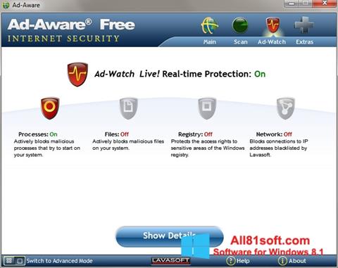 Screenshot Ad-Aware para Windows 8.1