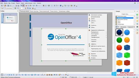 Screenshot Apache OpenOffice para Windows 8.1
