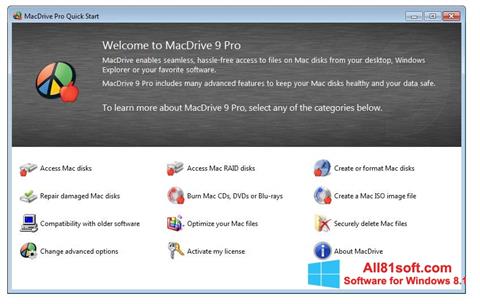 Screenshot MacDrive para Windows 8.1