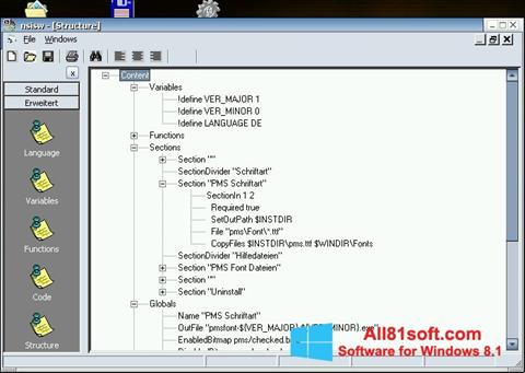 Screenshot NSIS para Windows 8.1