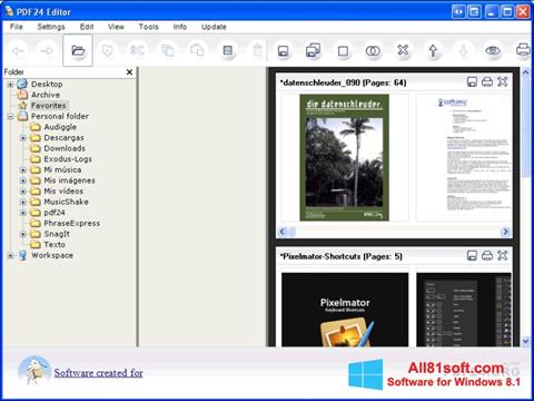 Screenshot PDF24 Creator para Windows 8.1
