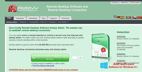 Screenshot Ammyy Admin para Windows 8.1