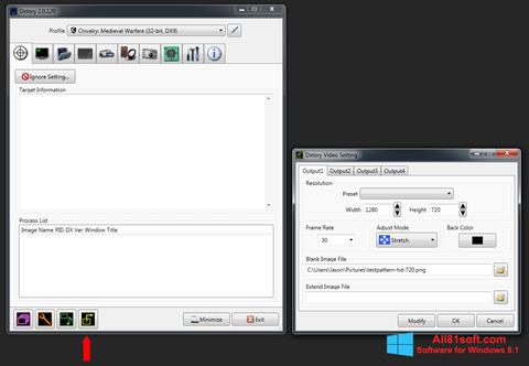Screenshot Dxtory para Windows 8.1