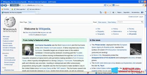 Screenshot Internet Explorer para Windows 8.1