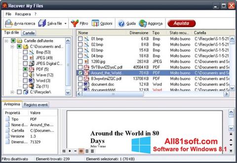 Screenshot Recover My Files para Windows 8.1