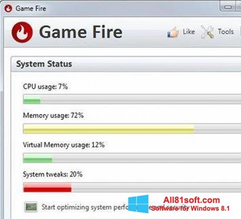 Screenshot Game Fire para Windows 8.1