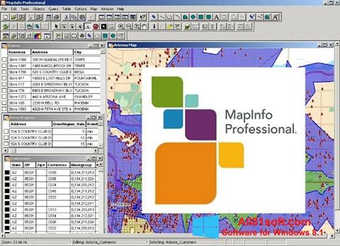 Screenshot MapInfo Professional para Windows 8.1
