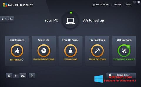 Screenshot AVG PC Tuneup para Windows 8.1