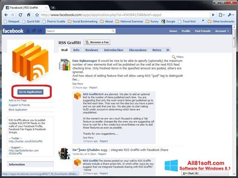 Screenshot Facebook para Windows 8.1