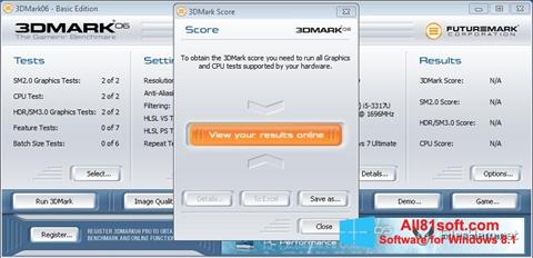 Screenshot 3DMark06 para Windows 8.1