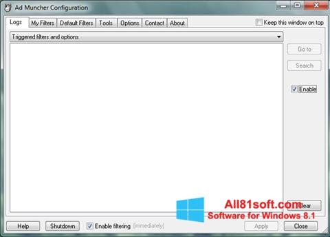 Screenshot Ad Muncher para Windows 8.1
