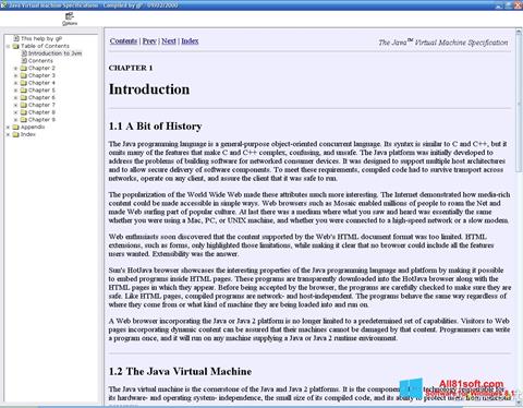 Screenshot Java Virtual Machine para Windows 8.1