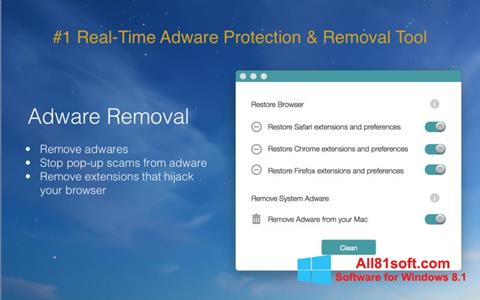 Screenshot Adware Removal Tool para Windows 8.1
