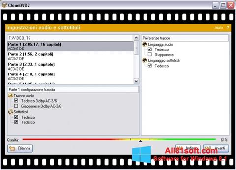 Screenshot CloneDVD para Windows 8.1