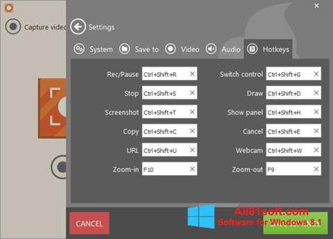 Screenshot Icecream Screen Recorder para Windows 8.1
