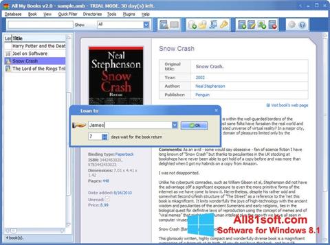 Screenshot All My Books para Windows 8.1