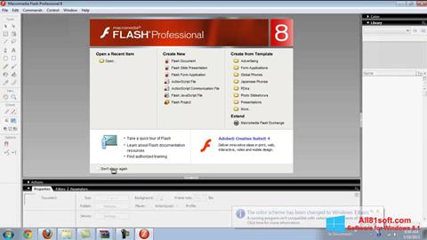 Screenshot Macromedia Flash Player para Windows 8.1