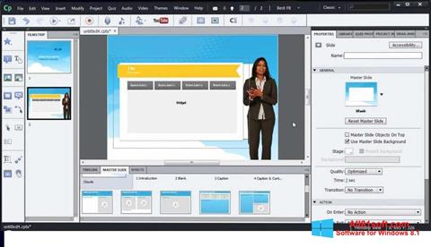 Screenshot Adobe Captivate para Windows 8.1