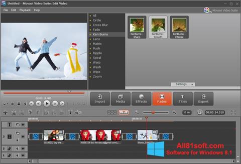 Screenshot Movavi Video Suite para Windows 8.1