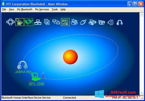 Screenshot BlueSoleil para Windows 8.1