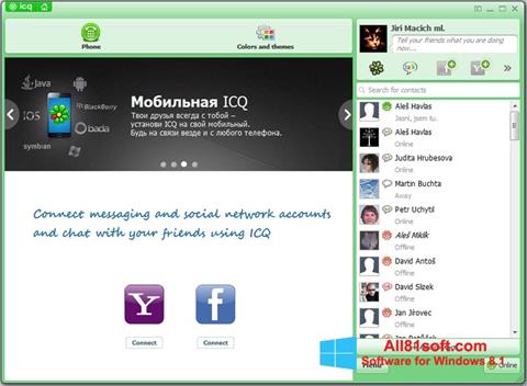 Screenshot ICQ para Windows 8.1
