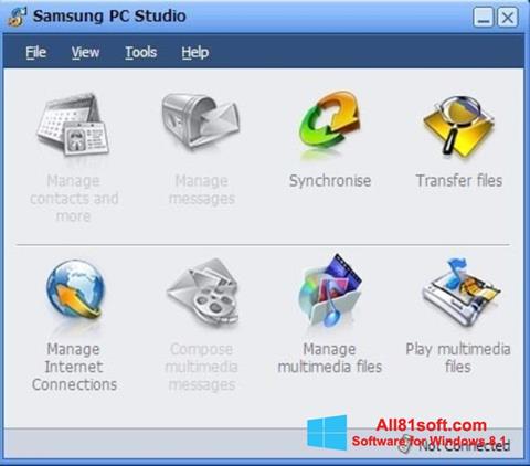 Screenshot Samsung PC Studio para Windows 8.1