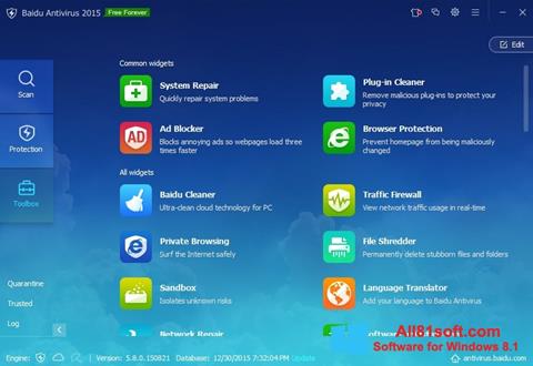 Screenshot Baidu Antivirus para Windows 8.1