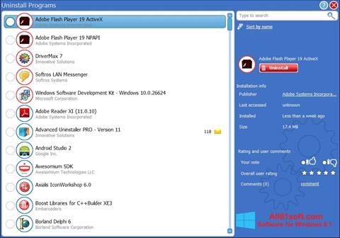 Screenshot Advanced Uninstaller PRO para Windows 8.1
