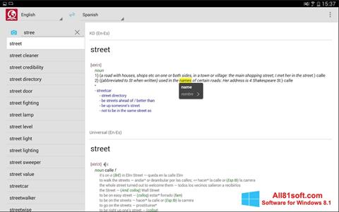 Screenshot ABBYY Lingvo para Windows 8.1