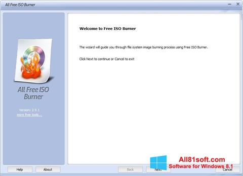 Screenshot ISO Burner para Windows 8.1