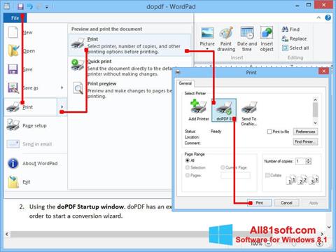 Screenshot doPDF para Windows 8.1