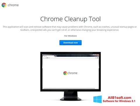 Screenshot Chrome Cleanup Tool para Windows 8.1