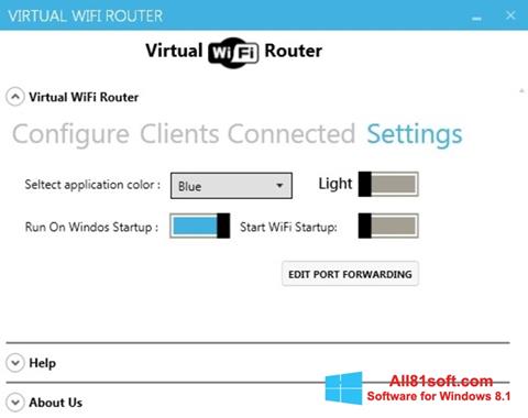 Screenshot Virtual WiFi Router para Windows 8.1