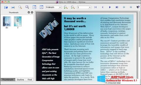 Screenshot DjView para Windows 8.1