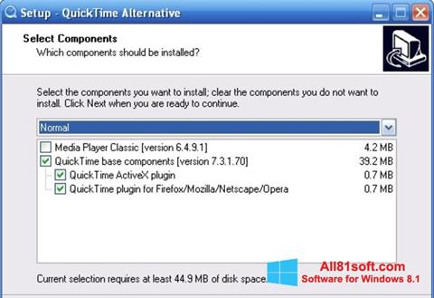 Screenshot QuickTime Alternative para Windows 8.1