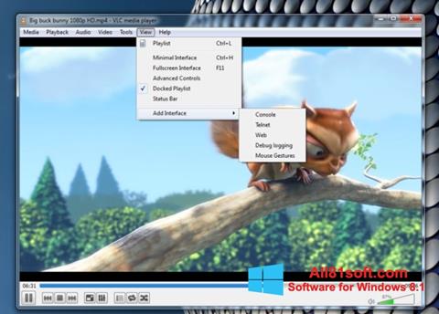 Screenshot VLC Media Player para Windows 8.1