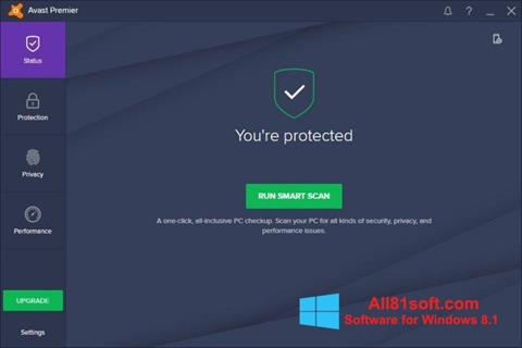 Screenshot Avast Premier para Windows 8.1