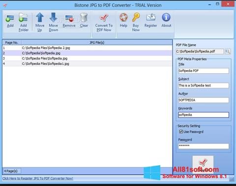 Screenshot Image To PDF Converter para Windows 8.1