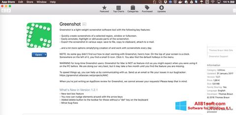 Screenshot Greenshot para Windows 8.1
