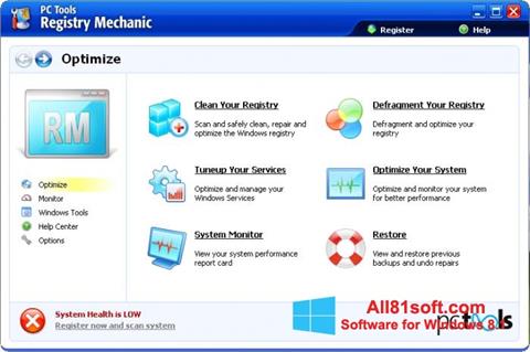 Screenshot Registry Mechanic para Windows 8.1