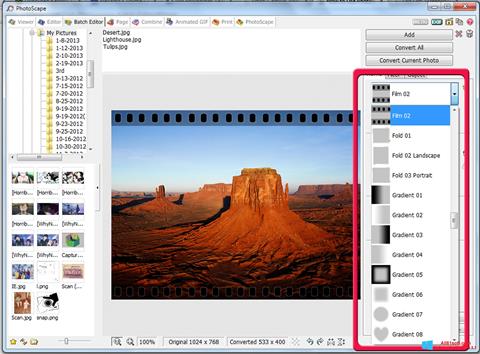 Screenshot PhotoScape para Windows 8.1
