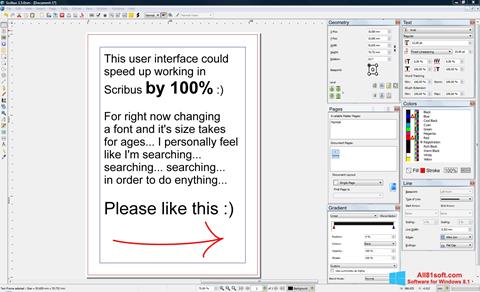 Screenshot Scribus para Windows 8.1
