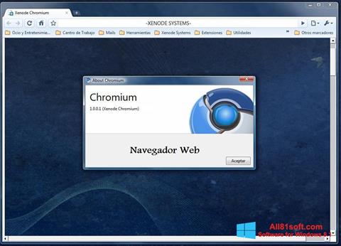 Screenshot Chromium para Windows 8.1
