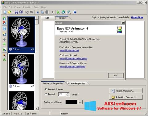 Screenshot Easy GIF Animator para Windows 8.1