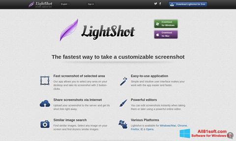 Screenshot LightShot para Windows 8.1
