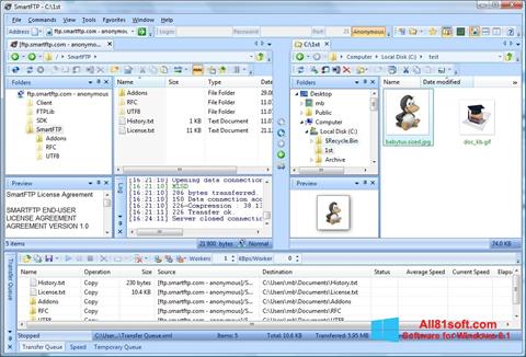 Screenshot SmartFTP para Windows 8.1