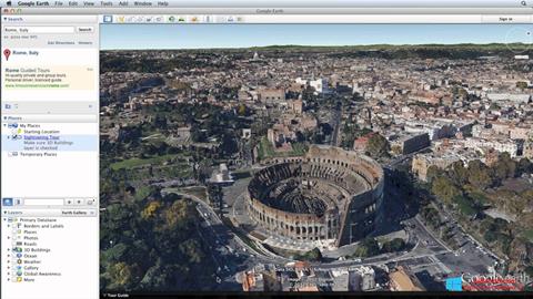 Screenshot Google Earth para Windows 8.1