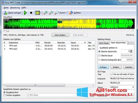 Screenshot MP3 Cutter para Windows 8.1