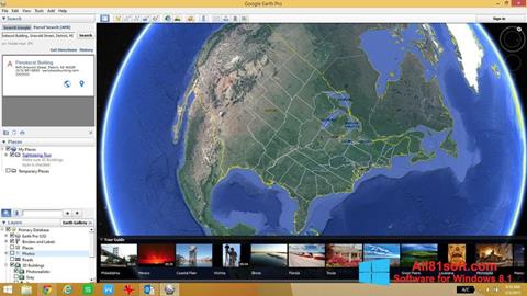 Screenshot Google Earth Pro para Windows 8.1