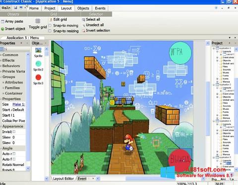 Screenshot Construct Classic para Windows 8.1